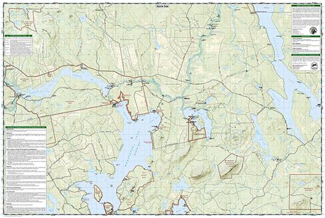 Buy Map Allagash Wilderness Waterway South Maine Map 401 By