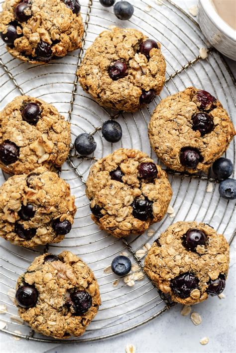 Nutrition Rich Omega Blueberry Breakfast Cookies Gluten Free Vegan