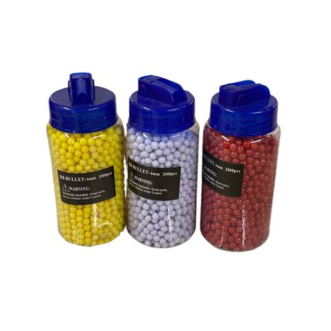 6000pcs 3 x Bottles 0.12g 6mm BB Pellets | BBGunsExpress