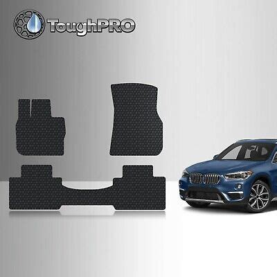 ToughPRO Floor Mats Black For BMW X3 All Weather Custom Fit 2018 2022