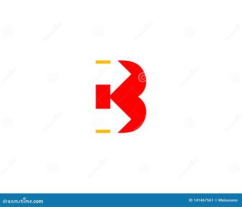 Initial Letter B With Arrow Logo Design Stock Vector Illustration Of