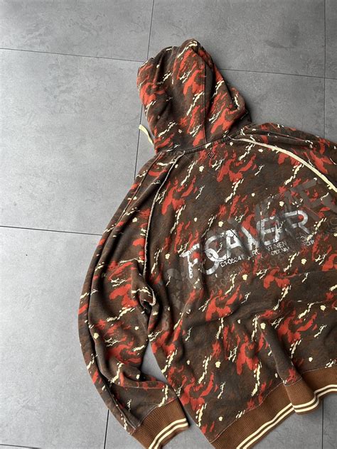 Rocawear Jay Z Rocawear Orange Tiger Camo Hoodie Grailed