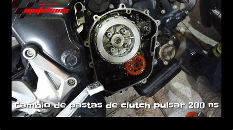 Cambio De Pastas De Clutch Bajaj Ns 200 YouTube