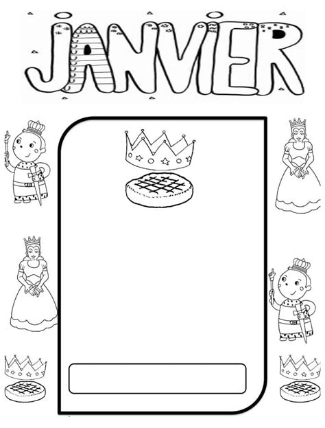 Coloriage Janvier Pour Enfants télécharger et imprimer gratuit sur