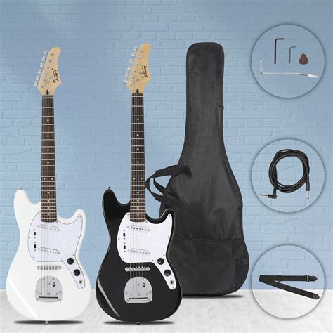 Glarry GMF 39 4 Full Size S S Pickup Electric Guitar Kit W Bag