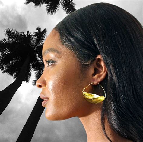 Brass Fulani Hoop Earrings Reflektion Design