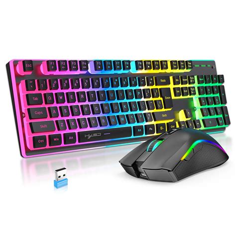 Teclado Inal Mbrico Hxsj L Para Pc Perif Rico De Teclas G