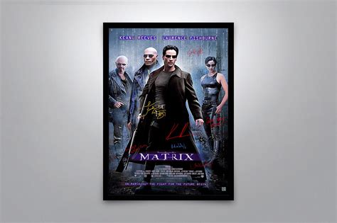 THE MATRIX - Signed Poster + COA