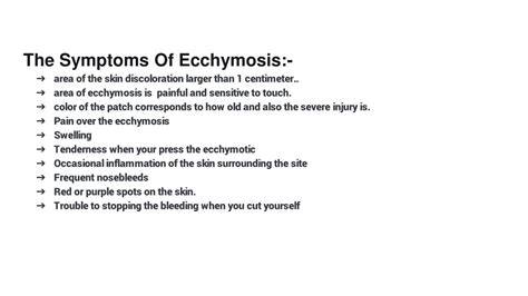 PPT - Ecchymosis – Causes, Symptoms, And Treatment PowerPoint ...