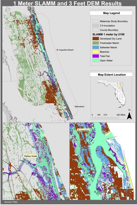 Florida Elevation Above Sea Level Map - Printable Maps