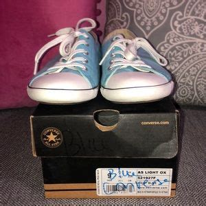 Converse | Shoes | Baby Blue Converse Sneakers | Poshmark