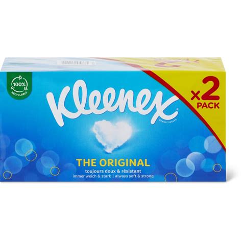 Kleenex The Original Mouchoirs 2 X 72 Feuilles 3 Plis Migros