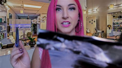 Hair Salon Stylist Roleplay Asmr Cut Color And Personal Attention Youtube