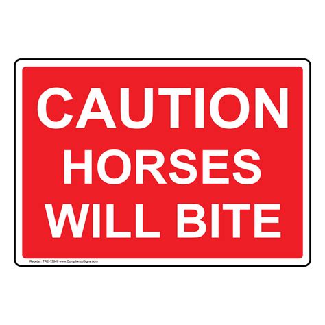 Privately Owned Horses Do Not Pet Or Feed Sign Tre 13648 Recreation