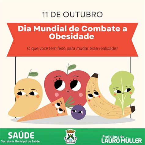 Dia Mundial de Combate a Obesidade Prefeitura de Lauro Müller