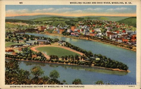 Wheeling Island and Ohio River West Virginia