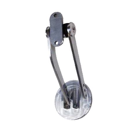 Billet Firewall Mount Round Gas Pedal Assembly Polished Racing