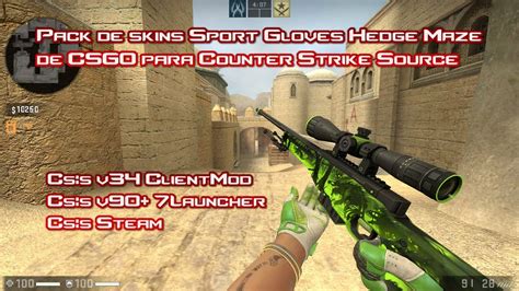 Pack De Skins Sport Gloves Hedge Maze De Csgo Para Counter Strike