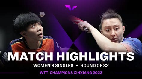 Sofia Polcanova Vs Cheng I Ching WS R32 WTT Champions Xinxiang 2023