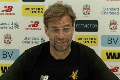 Video Jurgen Klopp Pre Match Press Conference West Brom Vs