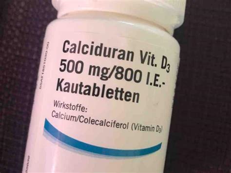 Fotos Und Bilder Von Neue Produkte Calciduran Vit D Mg I E