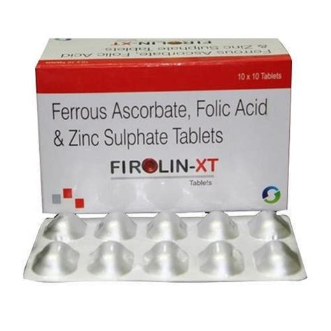 Ferrous Sulphate With Folic Acid Tablets 59 Off