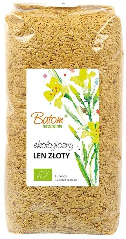 Siemi Lniane Z Ote Len Z Oty Ekologiczny Bio Kg Batom Sklep