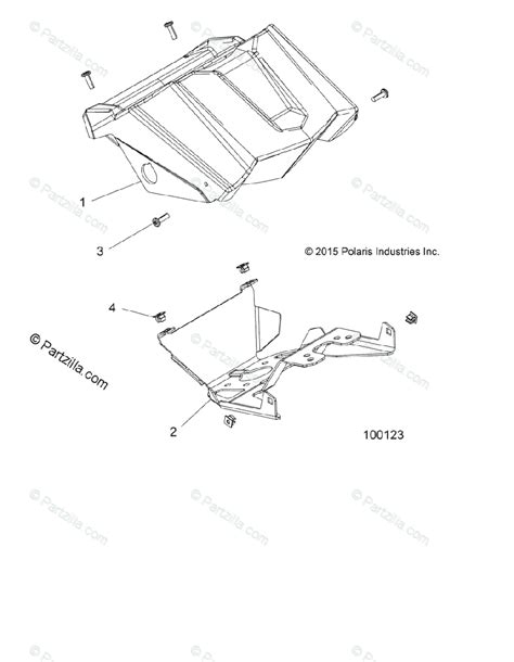 Polaris Atv Oem Parts Diagram For Body Gauge Pod Partzilla