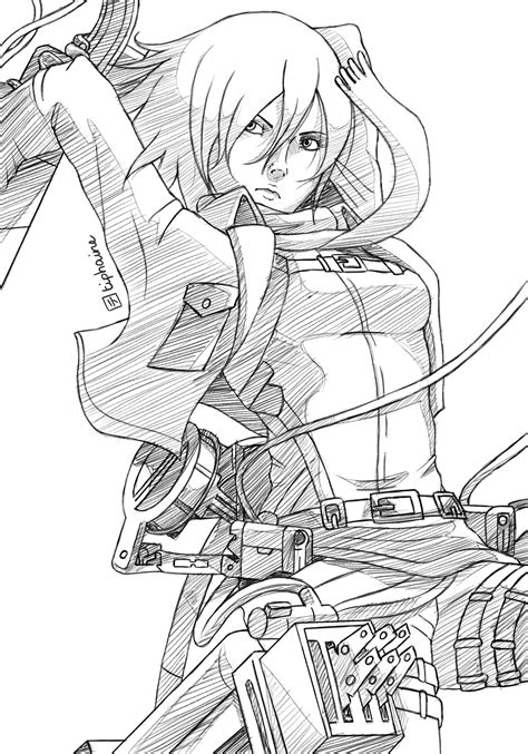 Mikasa Ackerman Drawing