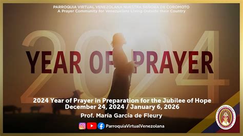 2024 Year Of Prayer In Preparation For The Jubilee Of Hope December 24