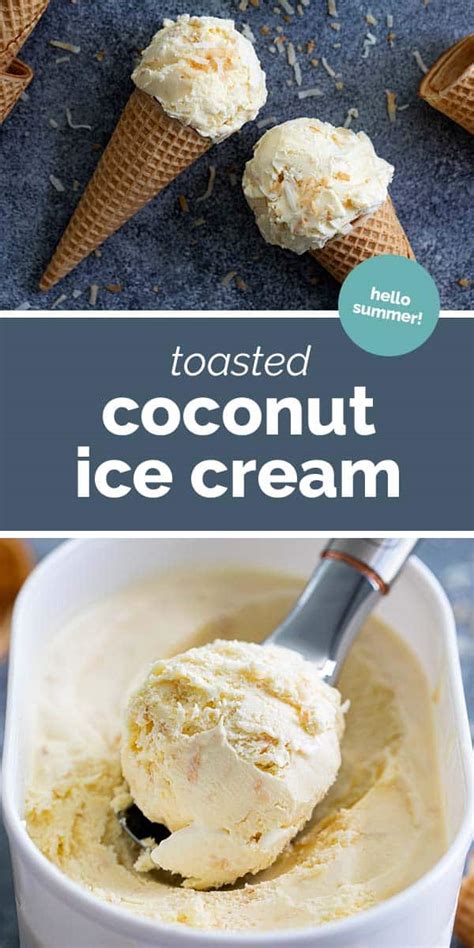 Toasted Coconut Ice Cream Recipe Taste And Tell