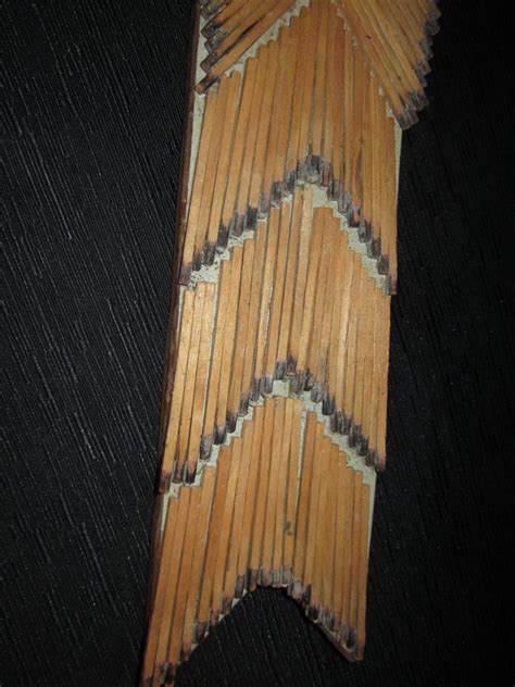 Matchstick Wall Cross Folk Art Tramp Art