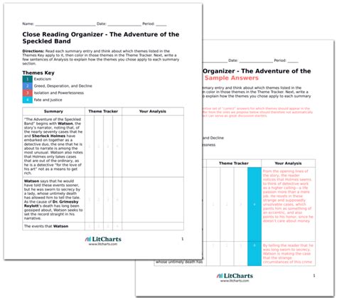 The Adventure of the Speckled Band Summary & Analysis | LitCharts