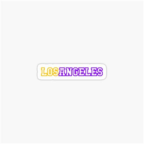 Los Angeles Stickers | Redbubble