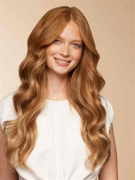 Classic Natural Red Balayage Clip Ins G Red Balayage