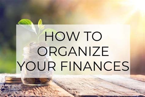 organize  finances   simple steps travelwandergrow