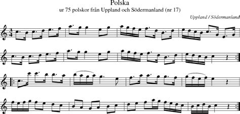 Folkwiki Musik Polska Ur Polskor Fr N Uppland Och S Dermanland