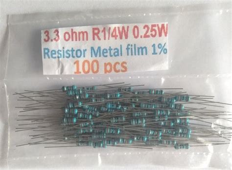 Jual Qty Pcs Mf Ohm R W Resistor Metal Film Di Lapak Murata