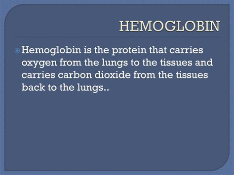 PPT - STRUCTURE & FUNCTION OF HEMOGLOBIN PowerPoint Presentation - ID ...