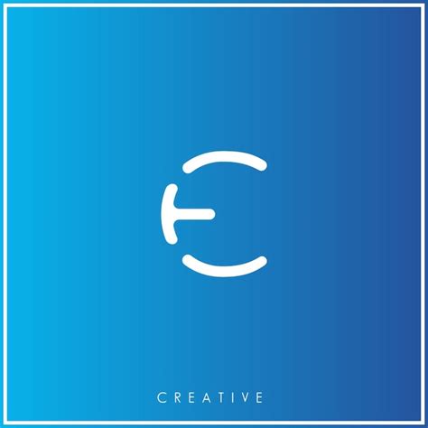 Ceec premium vector último diseño del logotipo creative logo vector