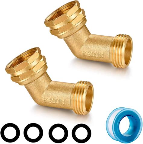 Amazon Yelun Garden Hose Elbow Connector Degree Solid Brass