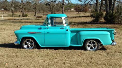 1957 Chevy 3100 Truck With 18 Torq Thrust Ii Wheels