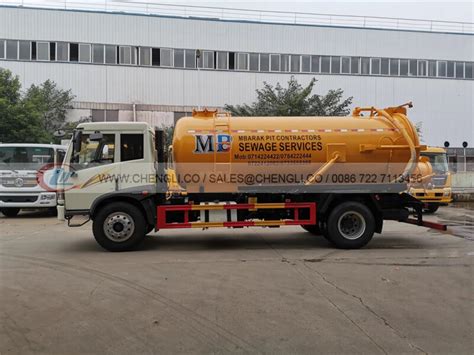 Faw Liters Vacuum Sewage Truck Chengli Special Automobile