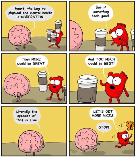 Heart And Brain Akward Yeti The Awkward Yeti Funny Cartoons Funny