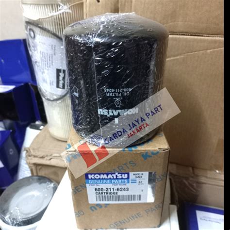 Jual OIL FILTER KOMATSU 600 211 6243 FILTER OLI KOMATSU 600 211 6243