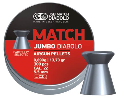 Jsb Diabolo Jumbo Match Mm Airgun Pellet Database