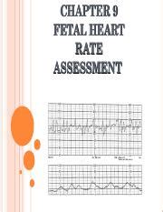 Chapter Ne Ppt Chapter Fetal Heart Rate Assessment Objectives