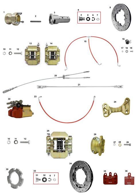 Spare Parts CRG V11 Gold Radne