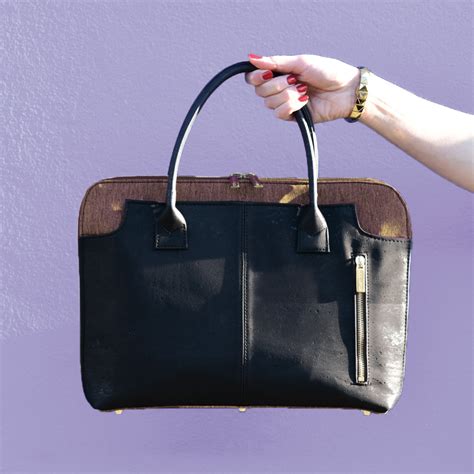 SAVVY BLACK-BROWN - 15" Laptop bag for women - Bag Affair | Laptop Bags ...