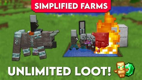 Minecraft Easiest Raid Farm Unlimited Loot 120 Youtube